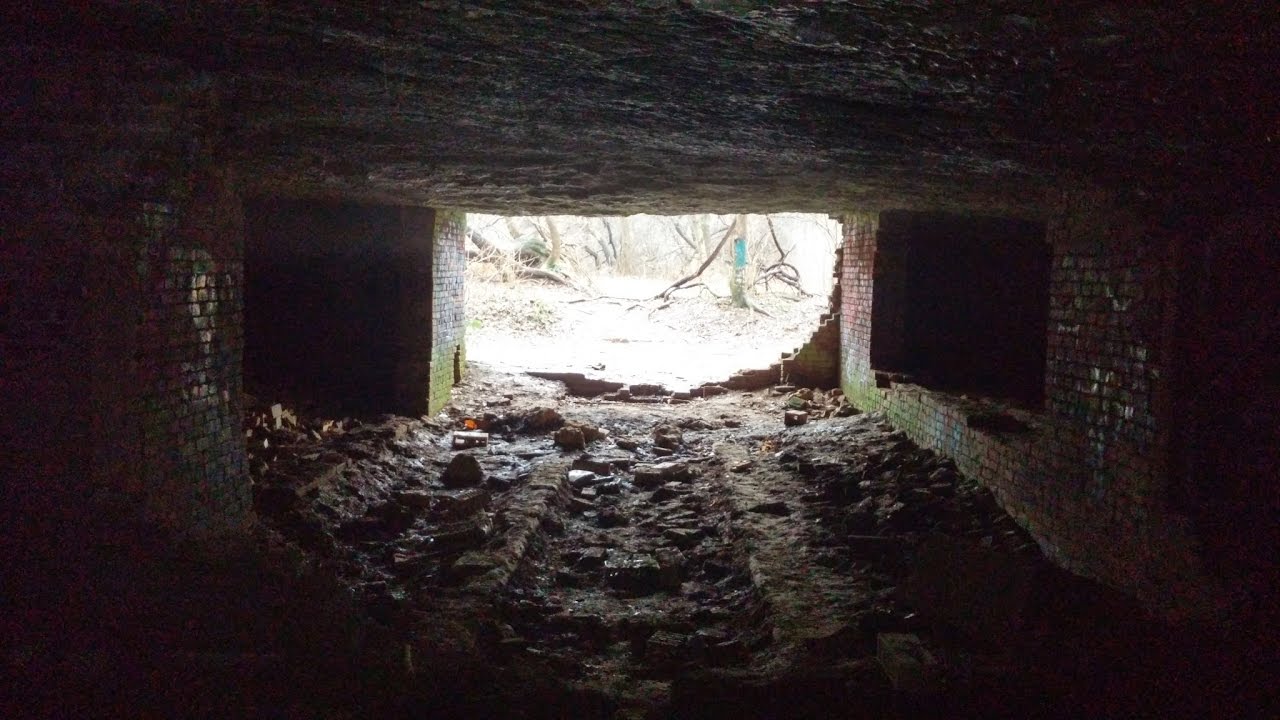Exploring the cave at E.P. Tom Sawyer State Park in Louisville, KY