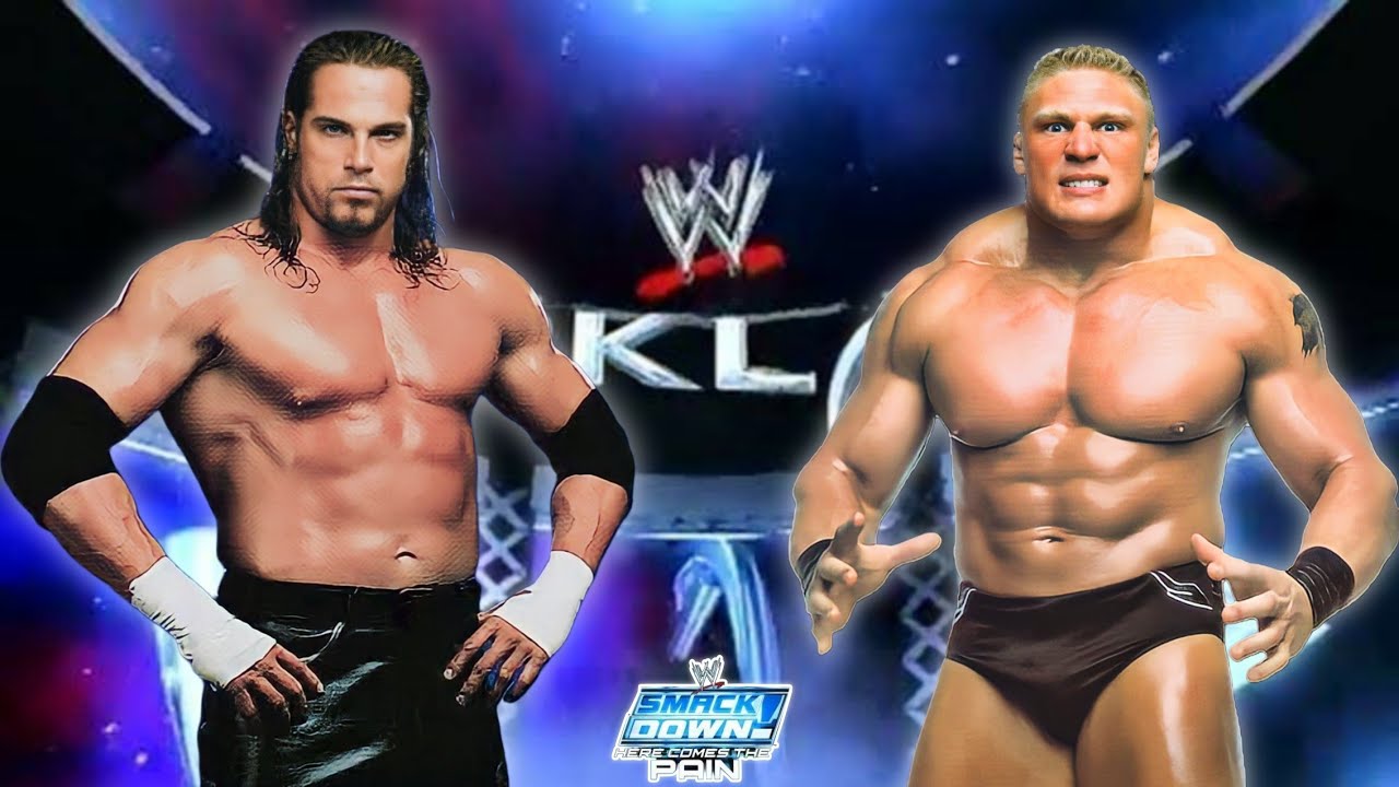 WWE Brock Lesnar vs Test SmackDown Here Comes The Pain | PCSX2 Emulator 