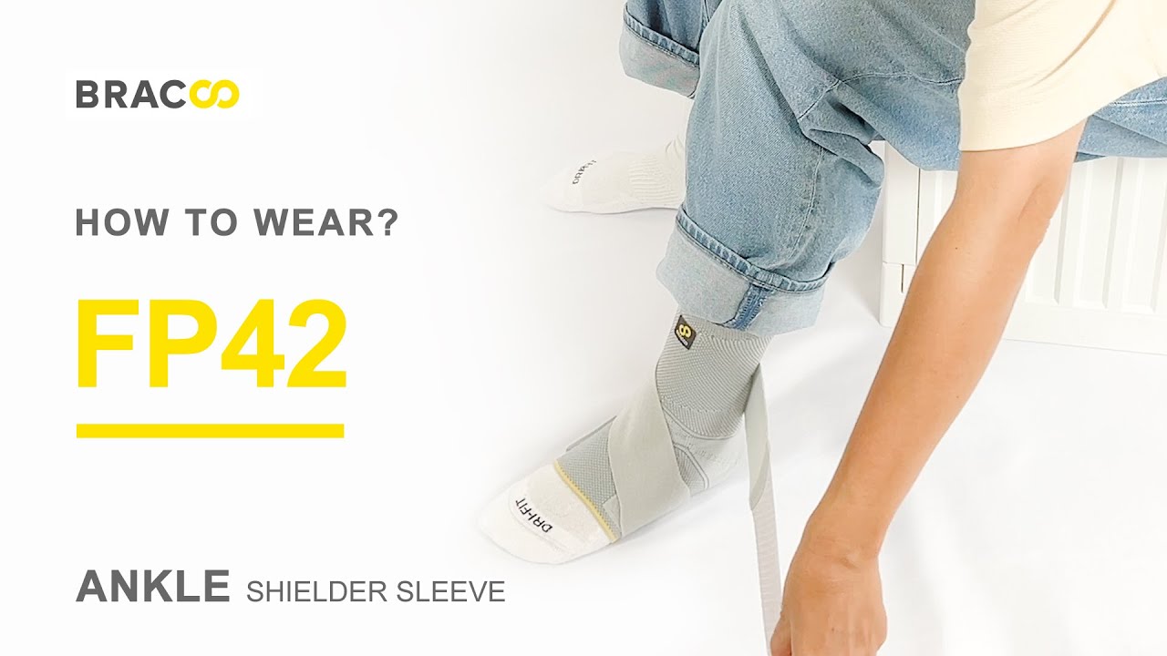How to wear_BRACOO FP42 Ankle Shielder Sleeve