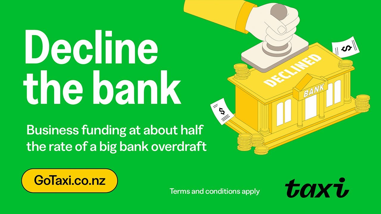 Taxi is here! | Decline the bank