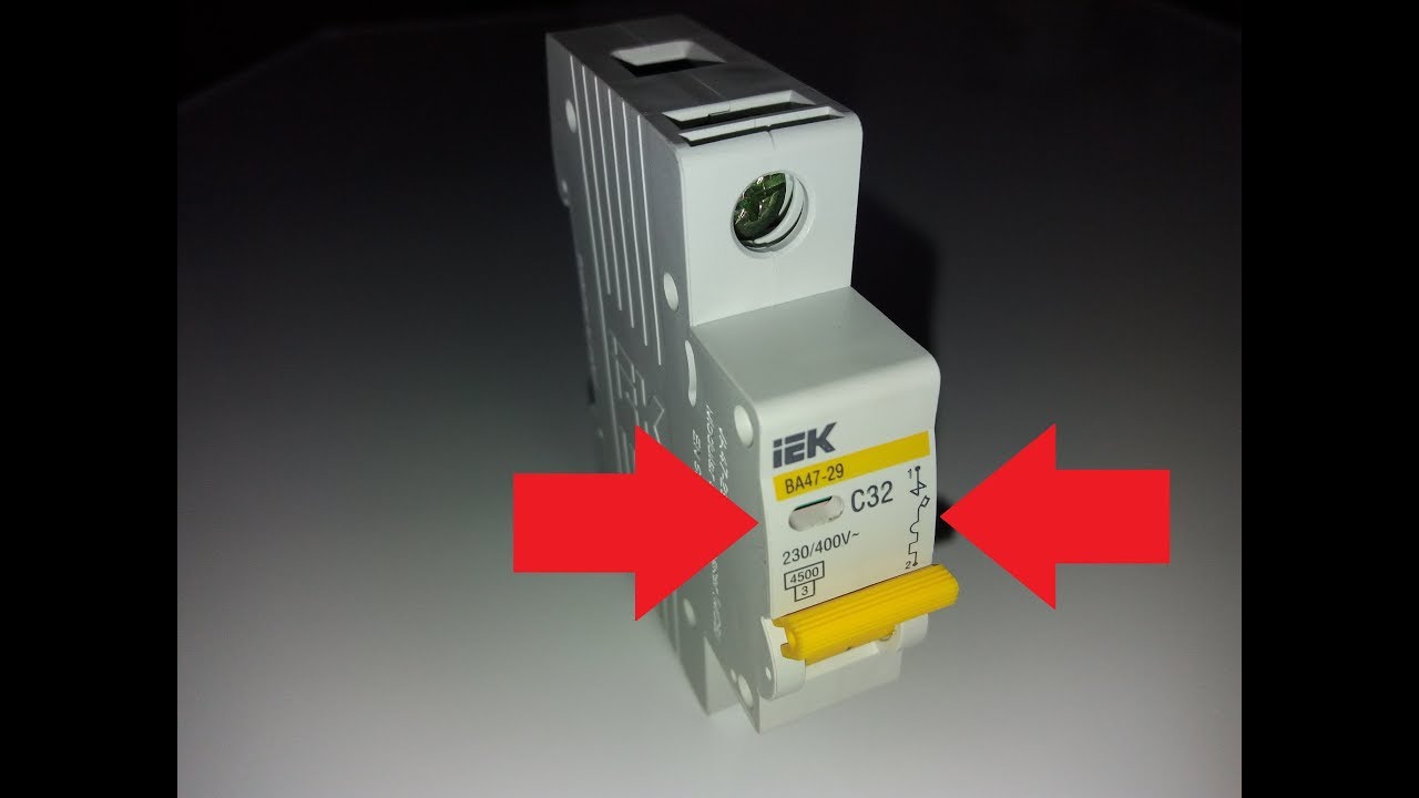 ✅Маркировка на автоматическом выключателе бренда IEK