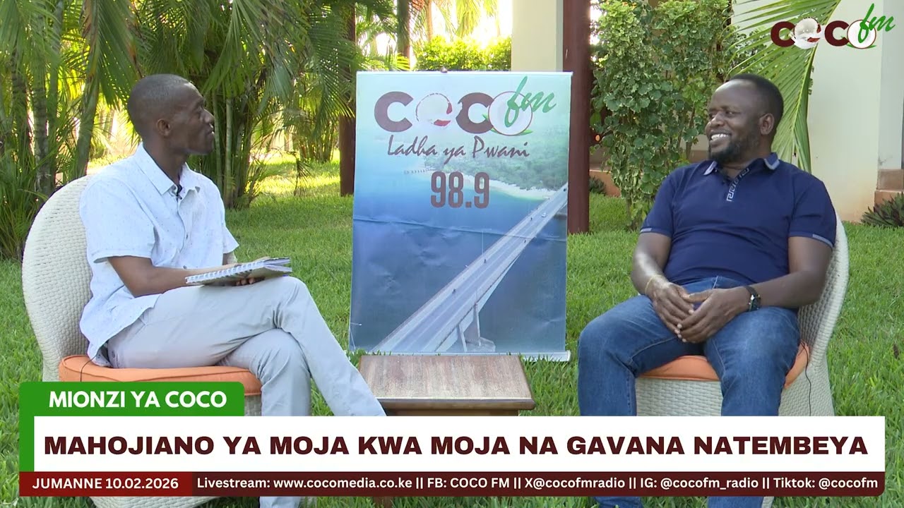 MAHOJIANO YA MOJA KWA MOJA NA GAVANA NATEMBEYA