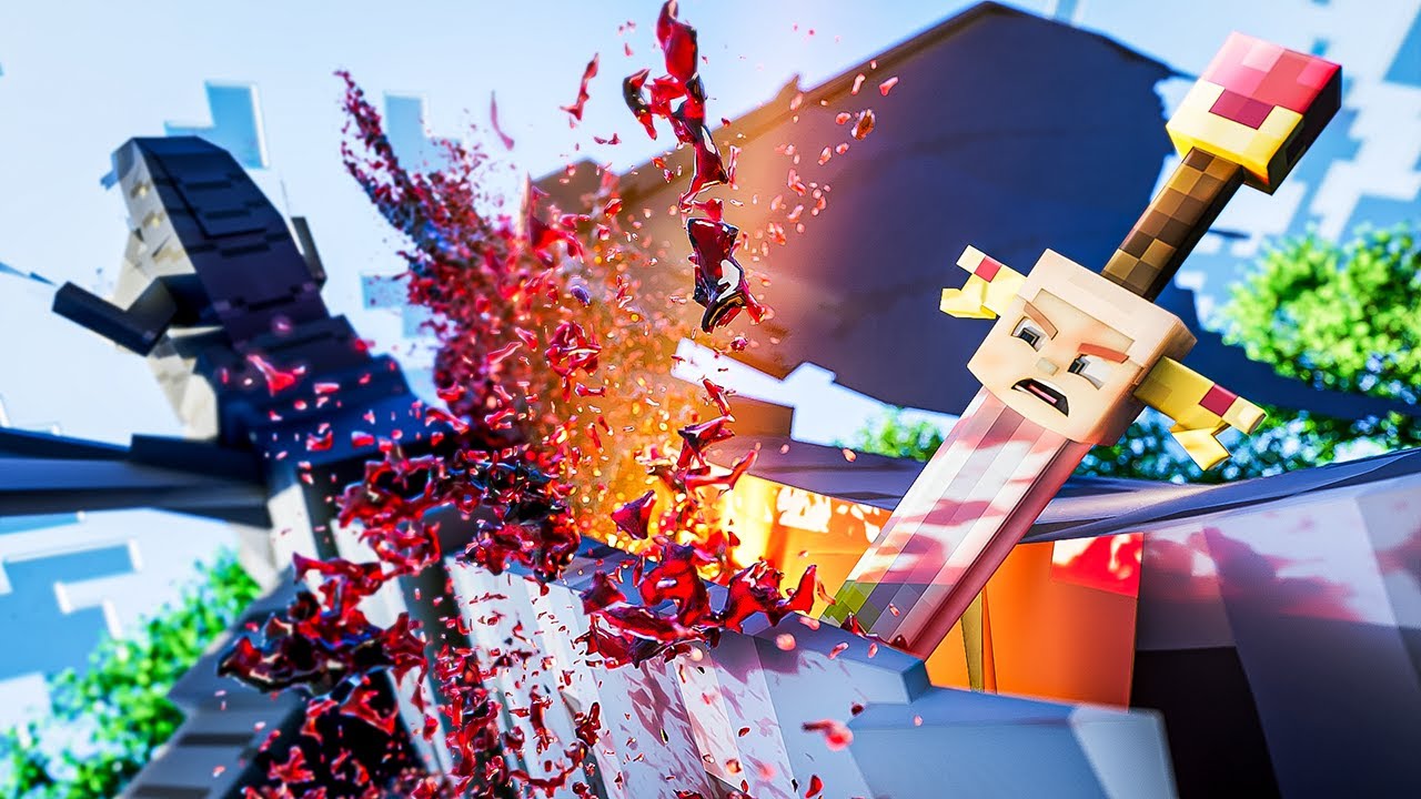 Wiedergeboren als Schwert um Minecraft durchzuspielen