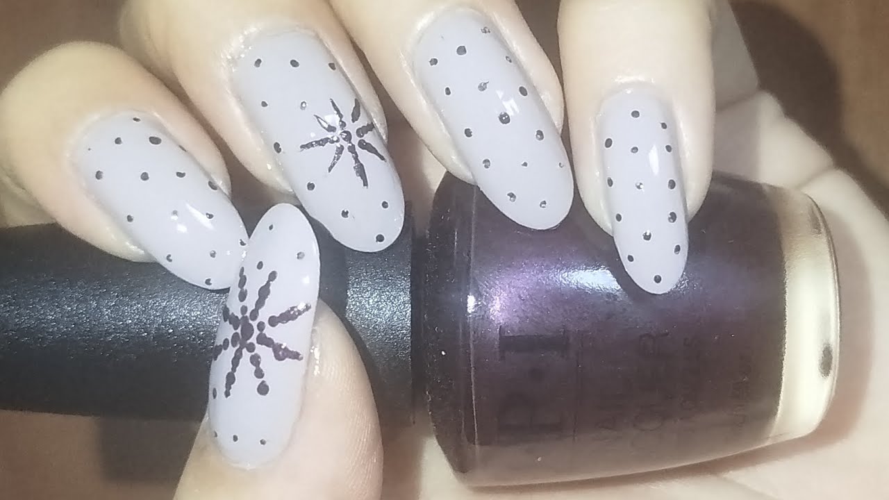 DIY Winter Nails Art Tutorial- Toothpick Snowflake Nail Design Idea 2026 | Rose Pearl 
