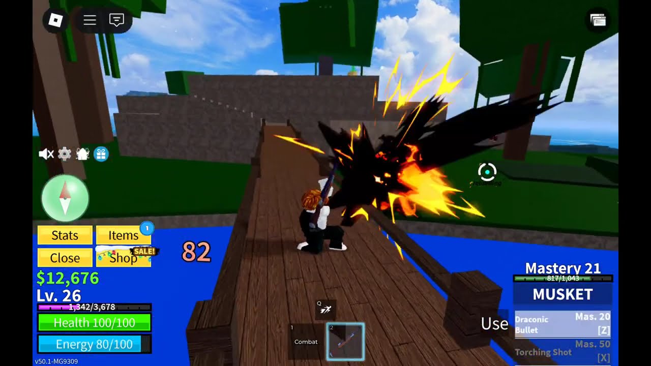 1 - 320 Gun only Blox Fruit