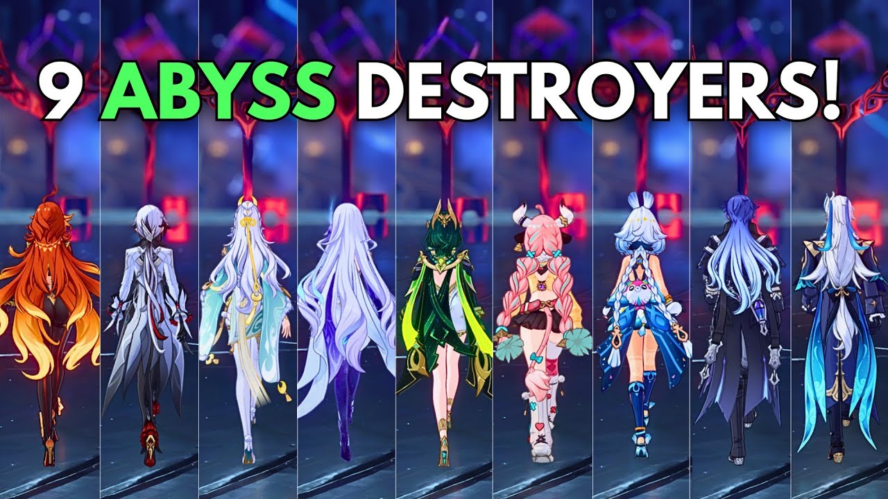 9 Strongest DPS VS ABYSS !! Abyss Dmg SHOWCASE [ Genshin Impact ]