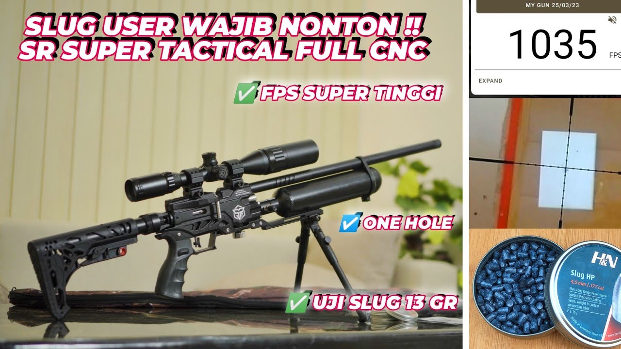 LOLOS UJI MIMIS SLUG ‼️ SR SUPER TACTICAL 500CC FULL CNC FULL HITAM LEBIH LAKIK