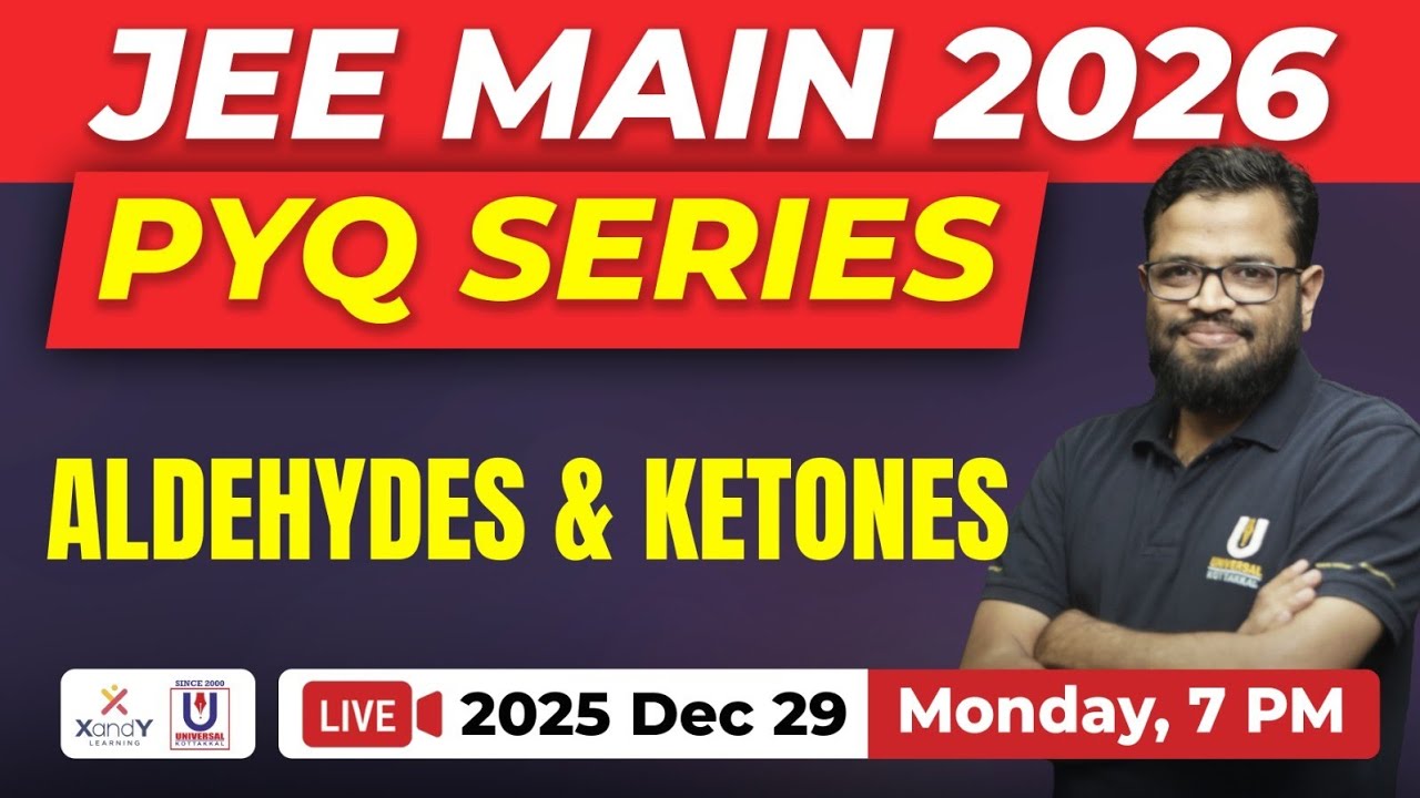JEE Main 2026 | PYQ Series | Aldehydes & Ketones #jeechemistry #targetiit #targetjee2026