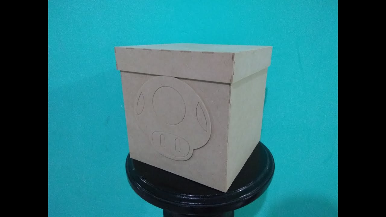 Corte de Cajas MDF ensamble por Pestañas - Corte con Router CNC compensación de radios