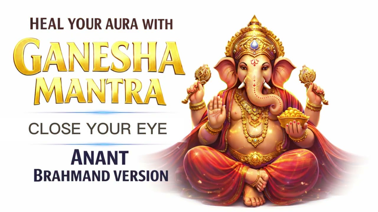 Ganesha Mantra for Aura Healing 🔱 | Anant Brahmand Energy | Powerful Meditation