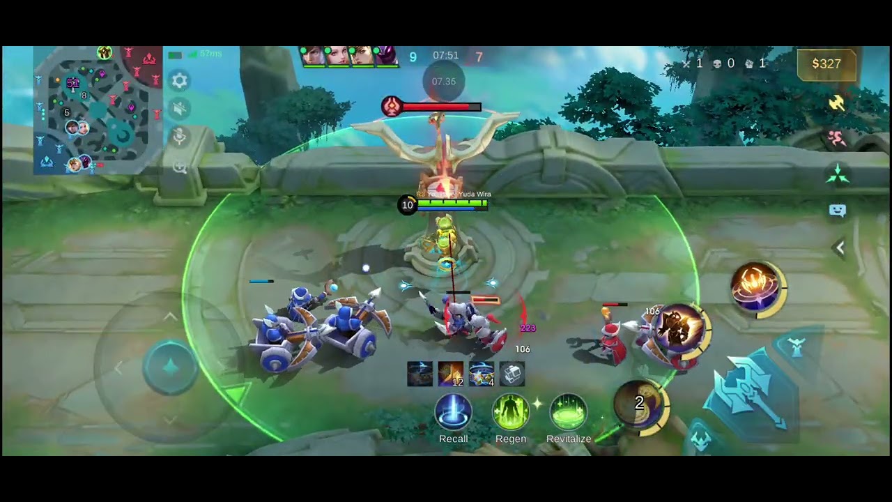 MOBILE LEGENDS TOP GLOBAL URANUS 1 VS 5 YAKIN MENANG?