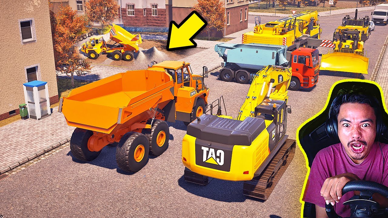 Aku Membuat Tempat Parkir di Game Construction Simulator 22