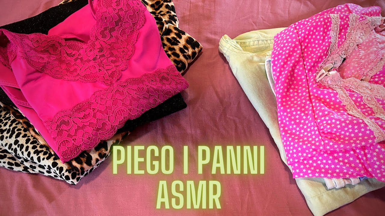 Asmr Ita // Folding Clothe💤💤💤