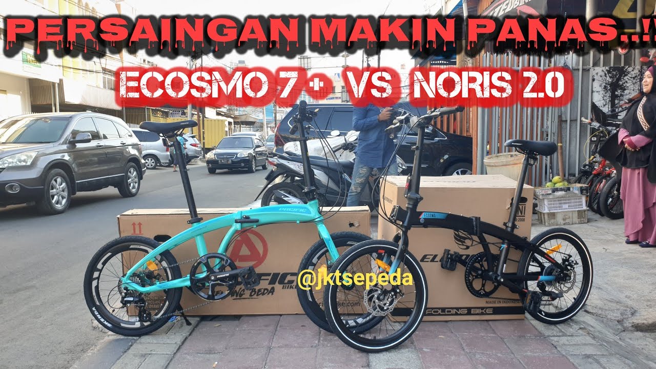 Persaingan Sengit Sepeda Lipat PACIFIC Noris 2.0 VS ELEMENT Ecosmo 7 | Ulas Perbedaannya