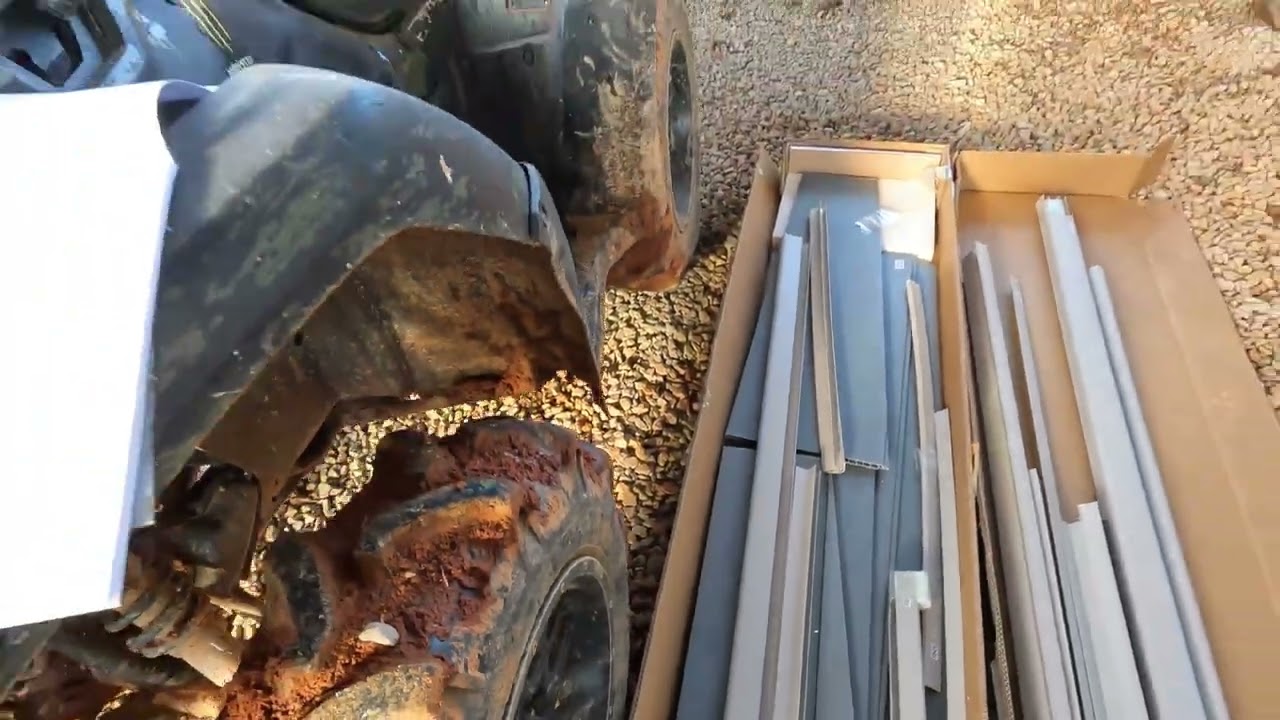 Review Unboxing & assemble 5x3 Plastic resin Shed sold by home depot