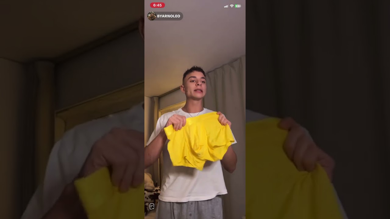 iamlehoe and arnoboy couple live tiktok showing off underwear pt. 1