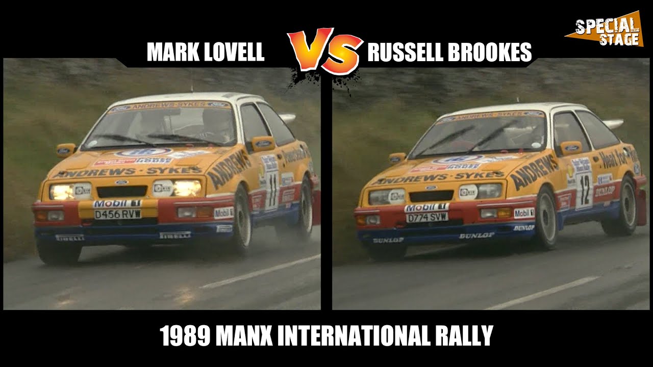 Mark Lovell & Russell Brookes - Manx International Rally 1989 Head to Head!