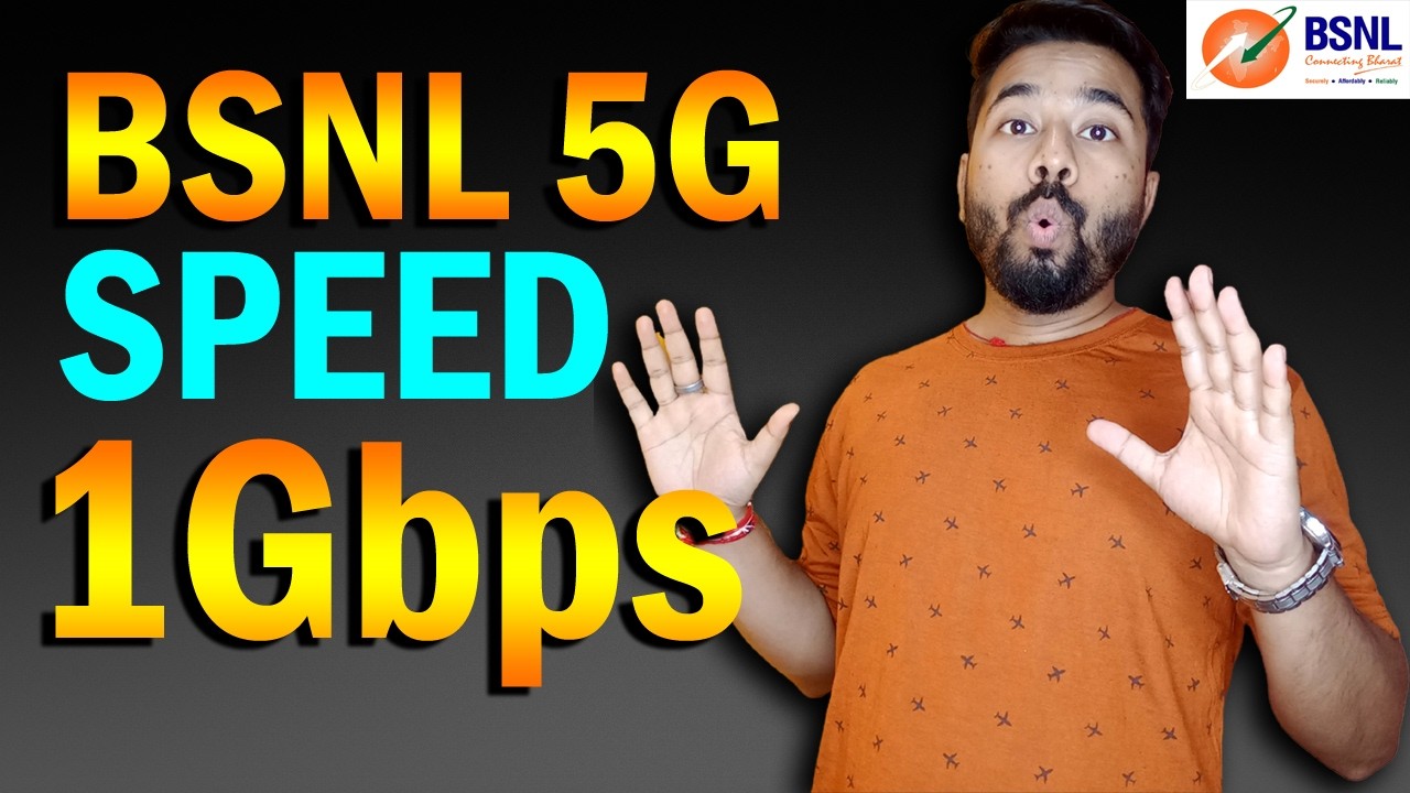 Bsnl 5G Socking Speed 1GBps !! Bsnl 5g testing news | Bsnl 4g / 5g latest update news #bsnl