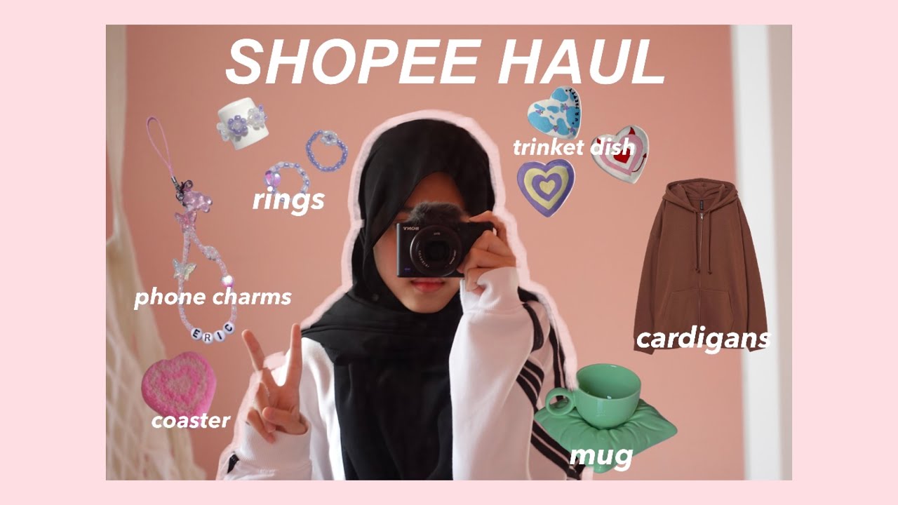 SHOPEE HAUL // (clothing / room decors / phone accessories) ✧*:･ﾟ✧