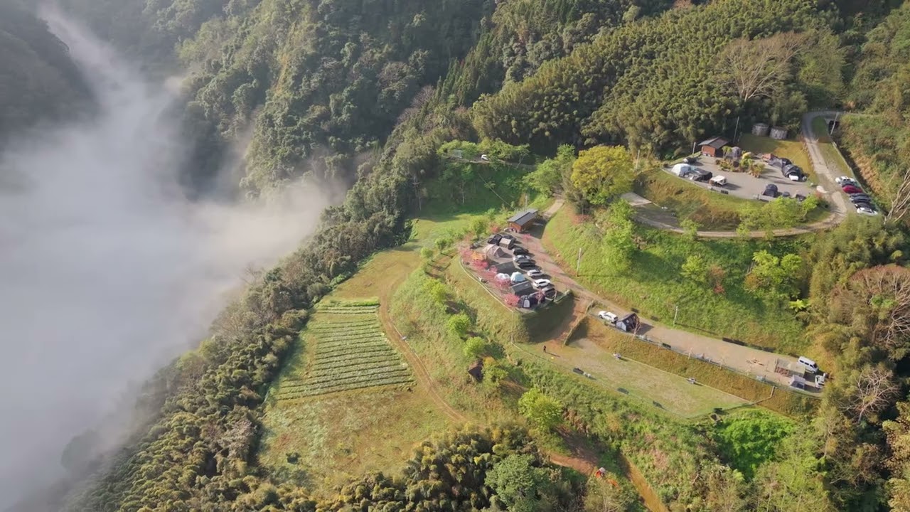 苗栗。南庄。金達鹿露營區。DJI Air 3S