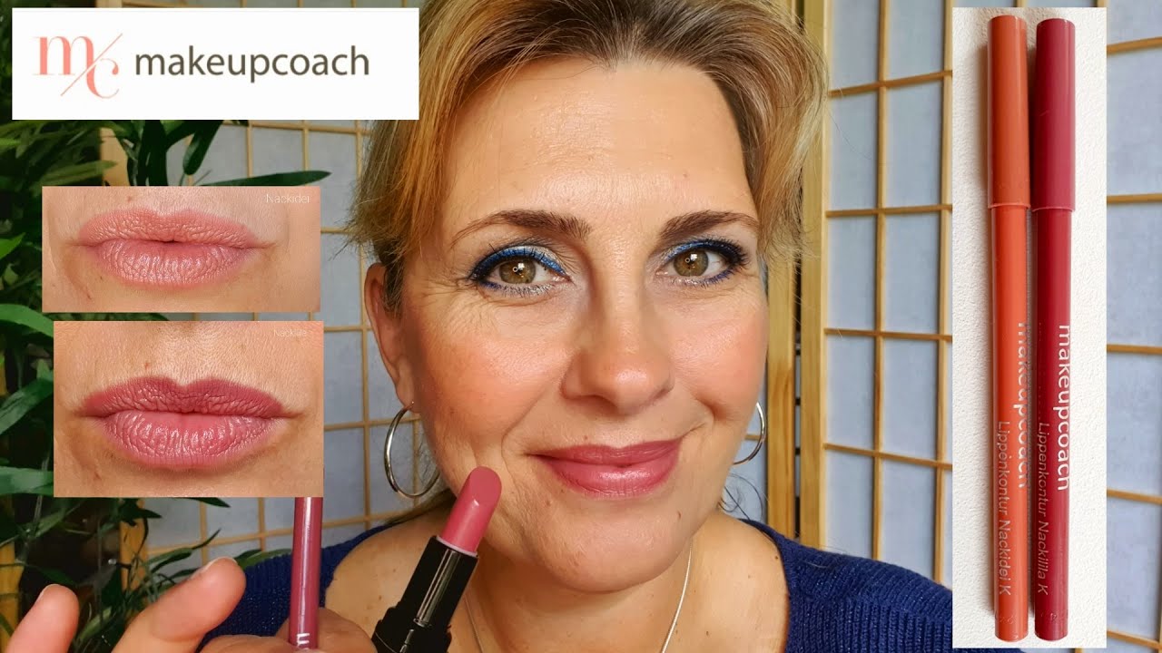 Kontur Nackidei + Nackilila in der Anwendung- 2 nat&uuml;rliche Lippenstifte die immer passen | Nudelook
