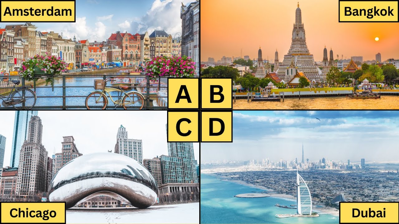 ABC Cities | Learn Alphabet from A to Z | Cities for Kids | Kids learning