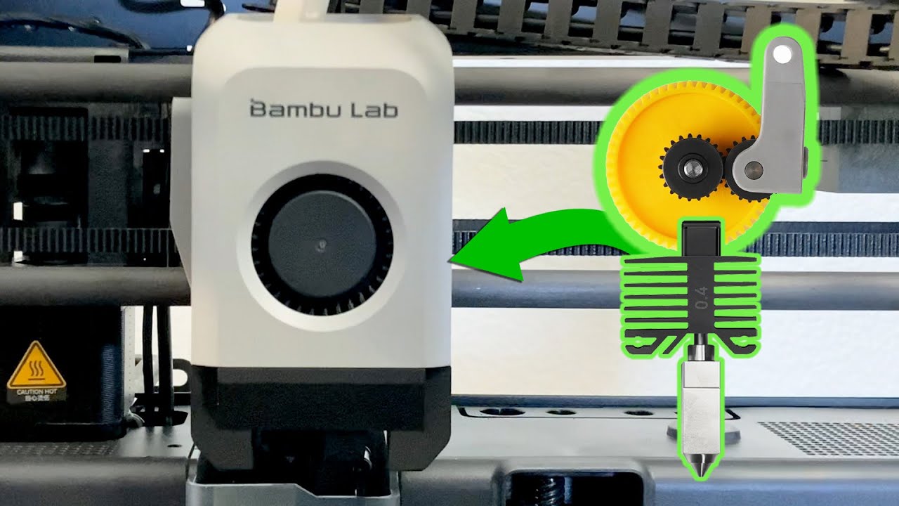 P1P/P1S — МОДЕРНИЗАЦИЯ ШЕСТЕРЕН И СОПЛА ЭКСТРУДЕРА ИЗ ЗАКАЛЕННОЙ СТАЛИ (Bambu Lab)