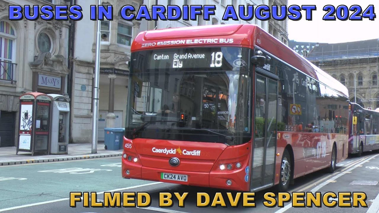 CARDIFF BUSES AUGUST 2024