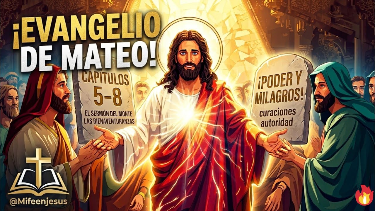 Evangelio de Jesús según Mateo - Capítulos 5 al 8 (Sagrada Biblia) 😇🙏🏼 