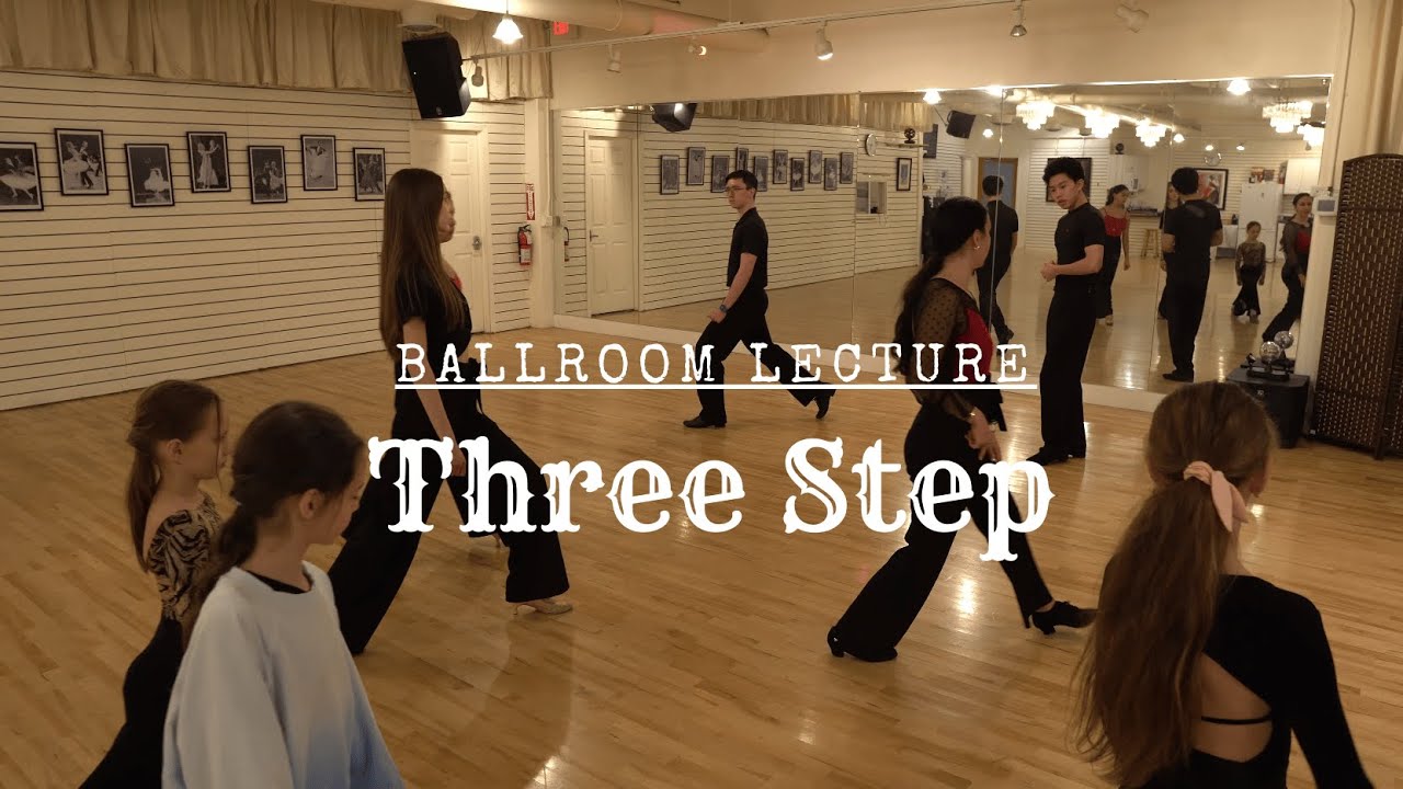 How To Dance The Three Step In Foxtrot | International Ballroom Technique / Dovgan Dance