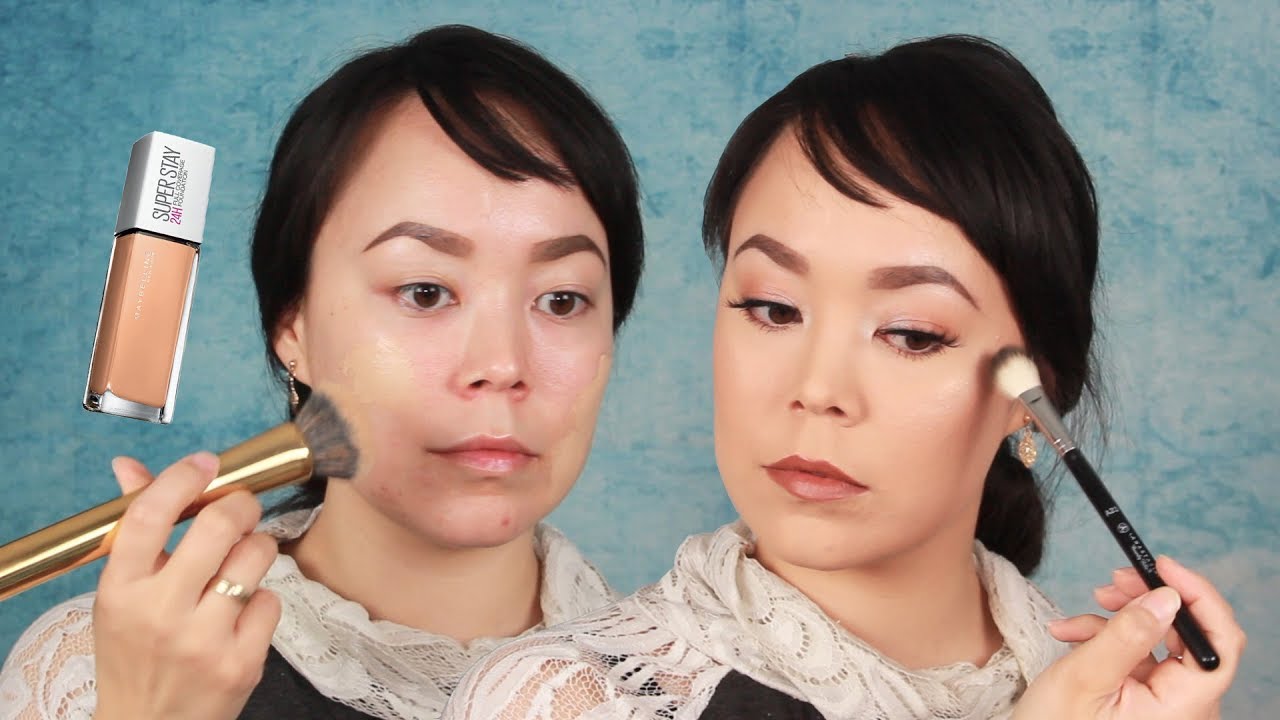 Maybelline Super Stay 24H Full Coverage Foundation | Makeup by Kati