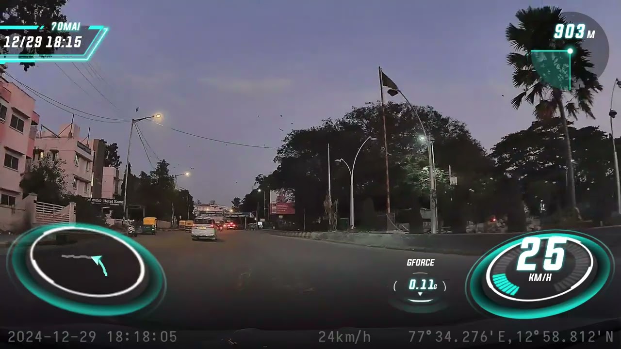 70mai A510 Dual Channel Dash Cam Sample