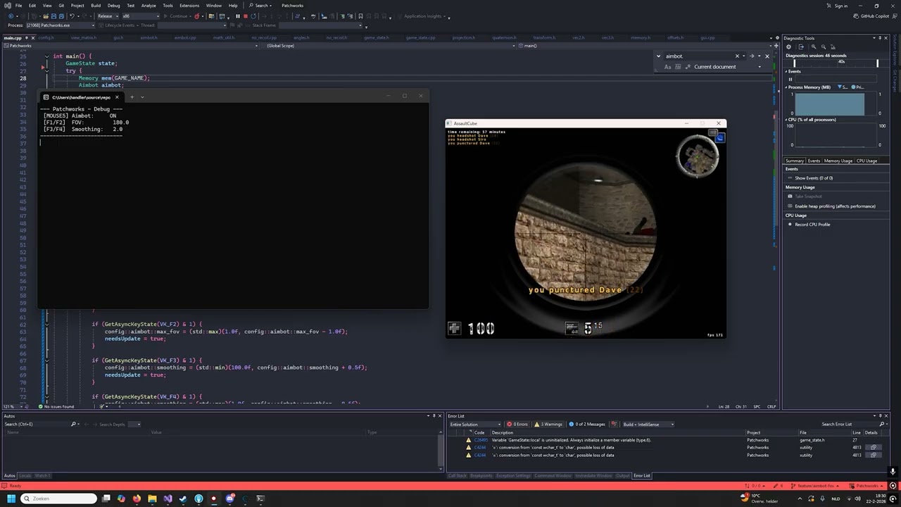 aimbot update - fov based checks (バージョン2)
