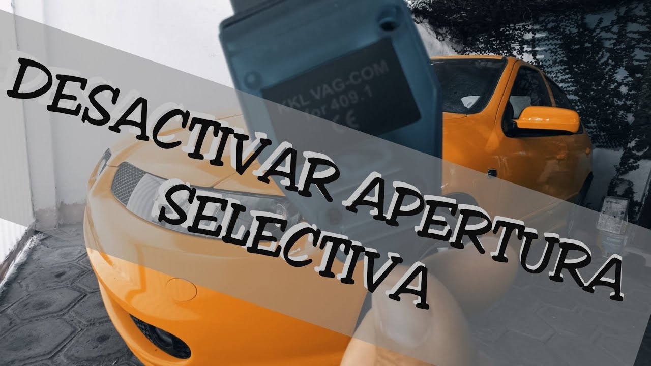 Desactivar Apertura Selectiva | Seat Leon Mk1