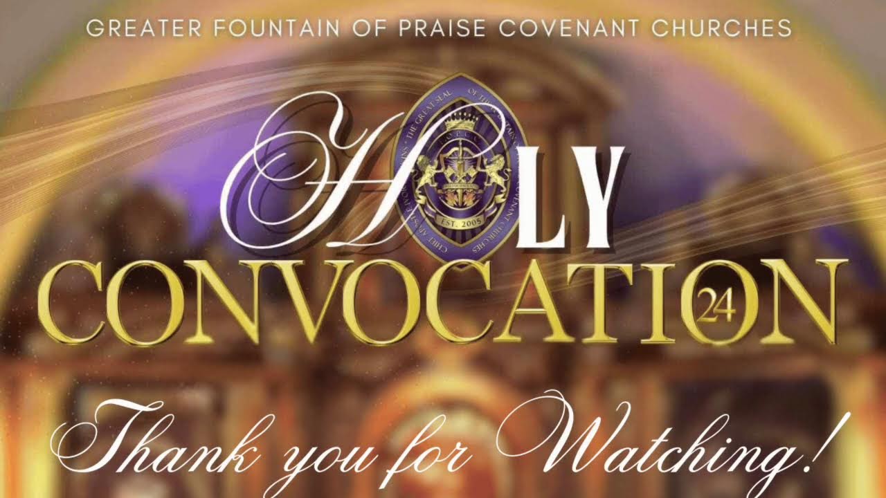 FOPCC HOLY CONVOCATION 2024 - Pastor Jay R Alexander