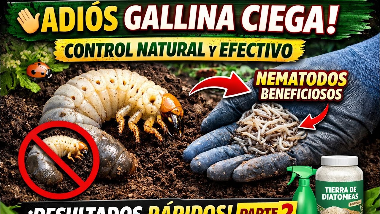 Adiós Gallina Ciega 🐛 Control Natural y Efectivo PARTE 2 #gallinaciega