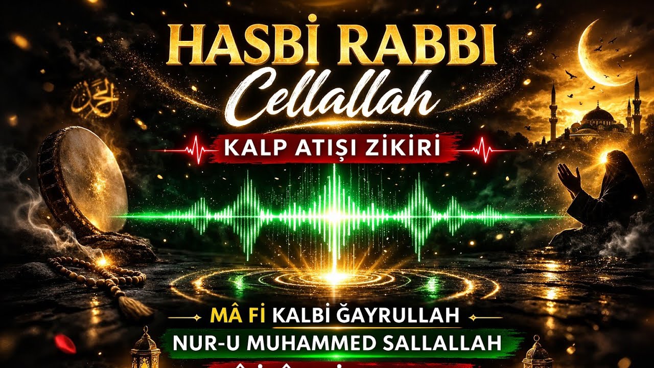 Hasbi Rabbi Cellallah Zikir | Kalp Atışı Ritmiyle Huzur Veren İlahi