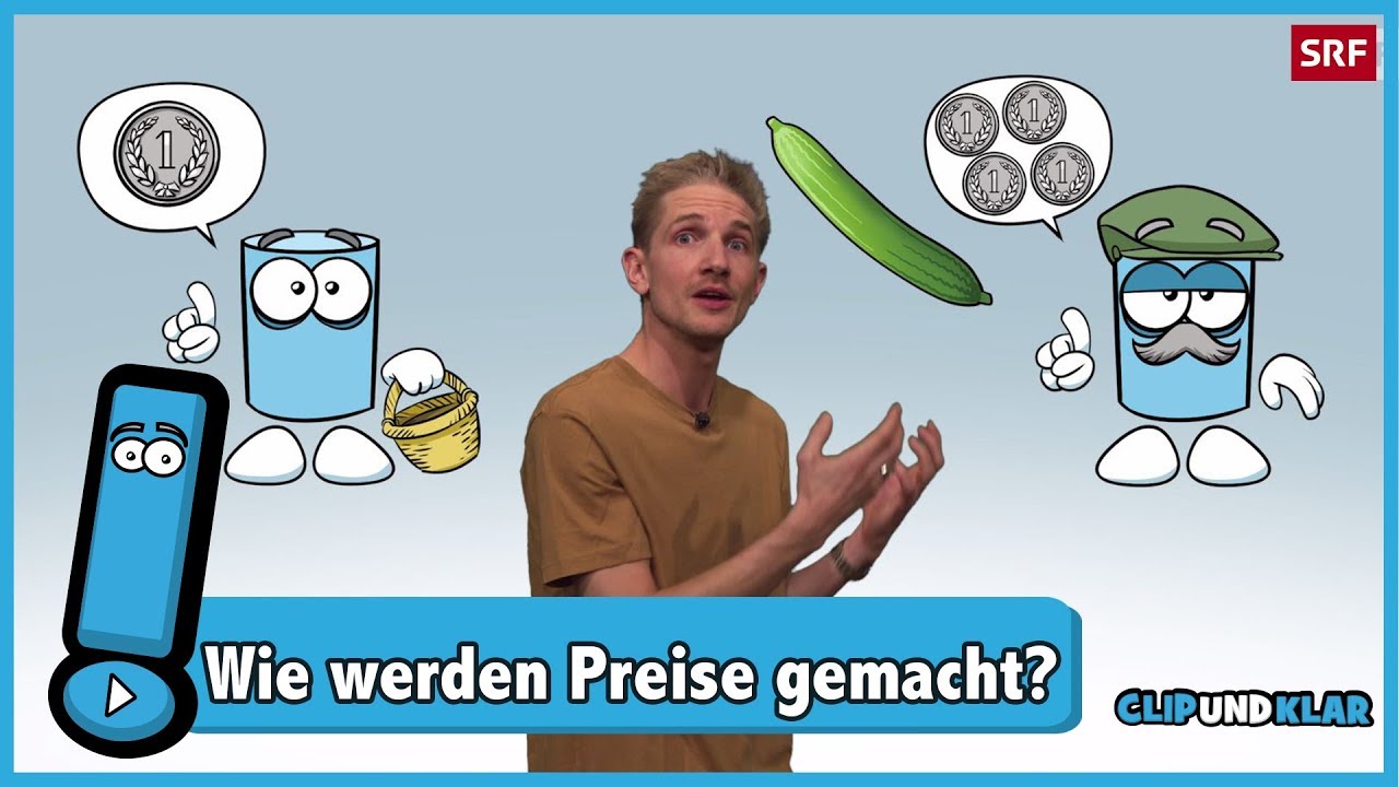 Angebot & Nachfrage: Wie entstehen Preise? | SRF Kids – Clip und klar! | Für Kinder erklärt