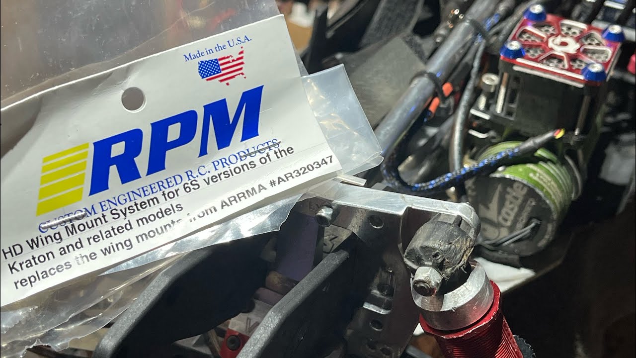 Kraton exb, m2c rear tower brace doesn’t work with rpm wing mount 81802
