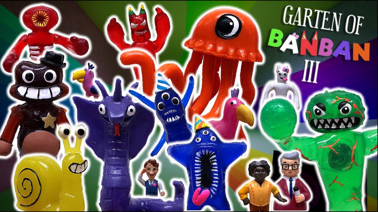 GARTEN of BAN BAN - CHAPTER 3 | Recreación con Juguetes + Colección de Figuras - TOY SHOTS (2023)