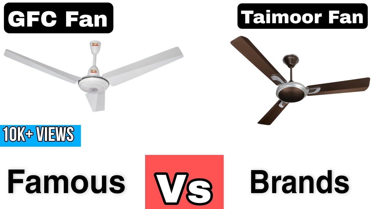 GFC vs Taimoor Fan Speed Checking on AC / DC current | Which Fan is Best to Buy