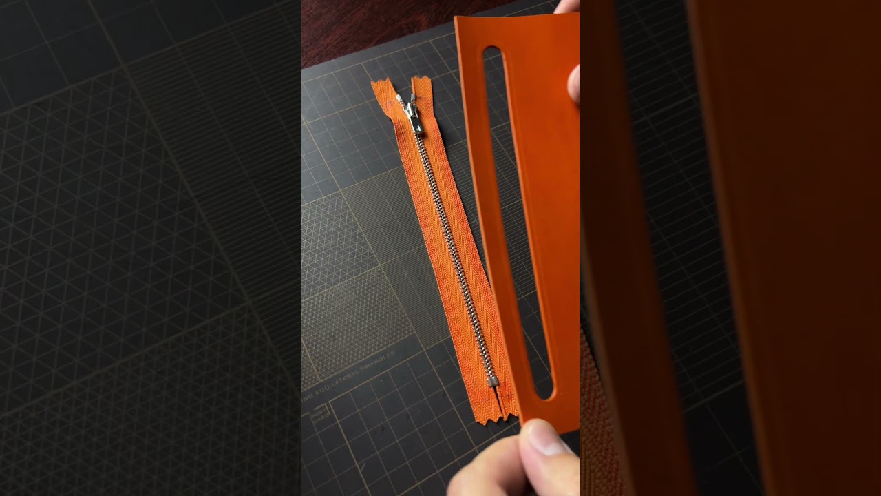 A bright and vibrant genuine leather wallet. #asmr #diy #leathercraft #handmade #leathercompany