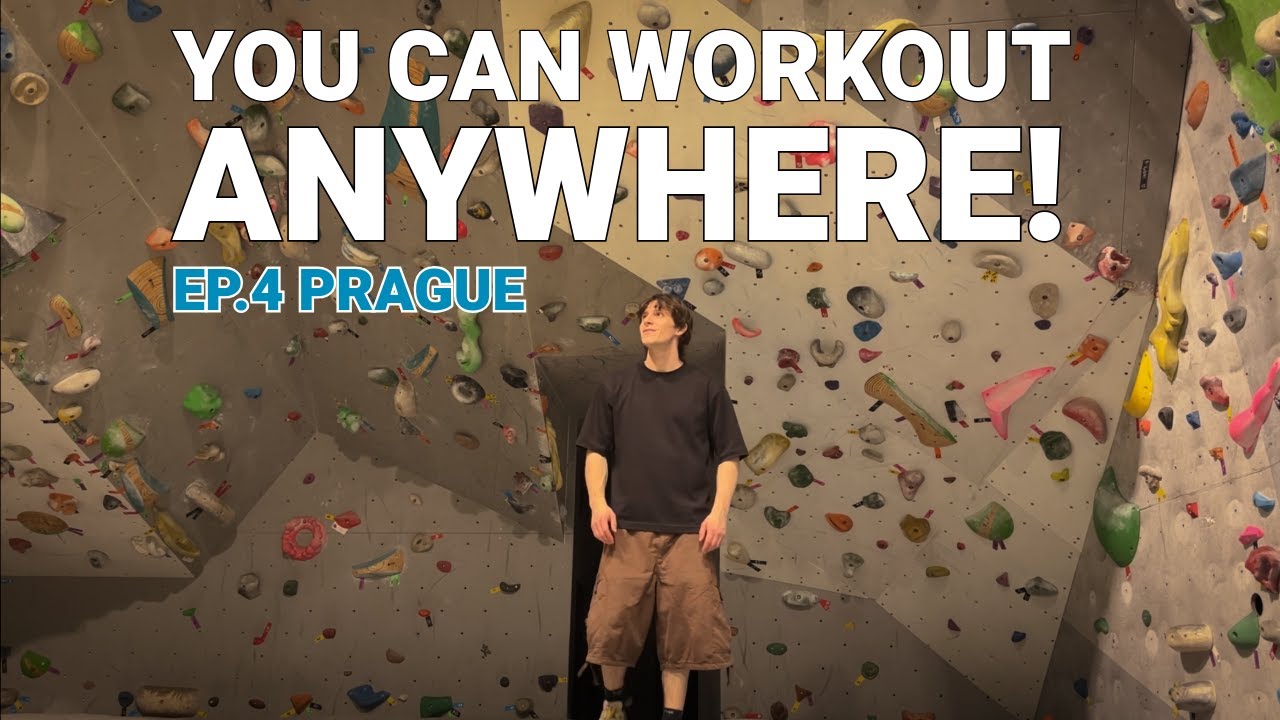 Climbing in a SECRET Underground Gym  in Prague! 🇨🇿 | Christmas Vlog EP.4🎄