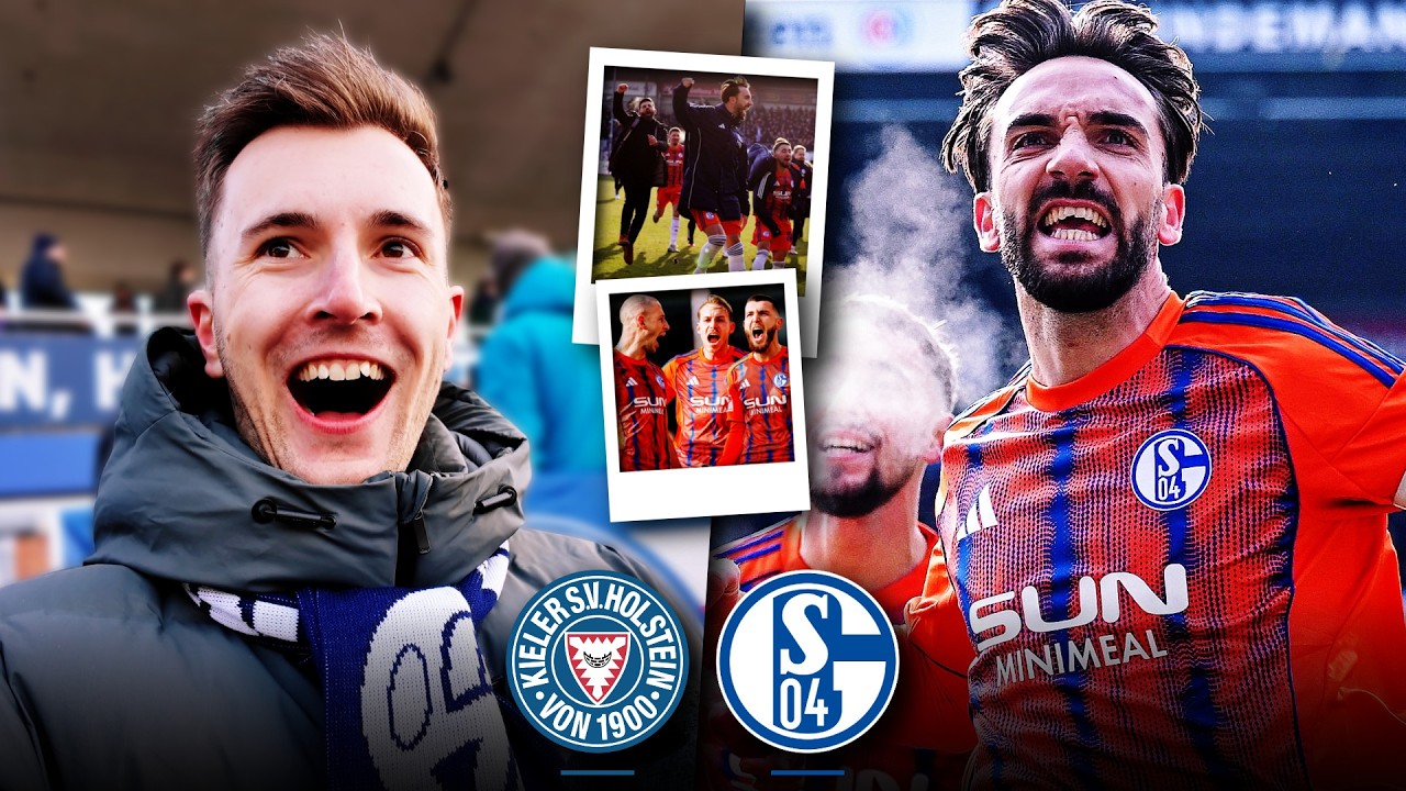 KIEL vs SCHALKE Stadion Vlog 🔥 Trendwende & Spitzenreiter! Auswärtssieg in Kieler Kälte!