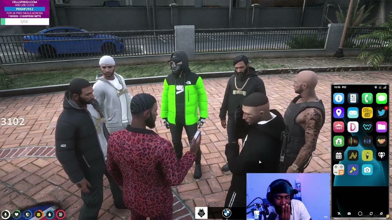 Tommy T and Deans 1000IQ move and Sparky's reaction  | GTA RP | Mandem | NoPixel |
