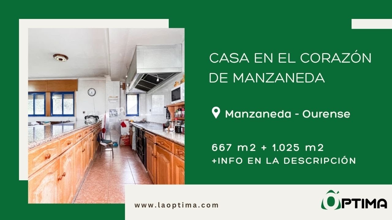 Casa en venta en Manzaneda, ayuntamiento de Orense
