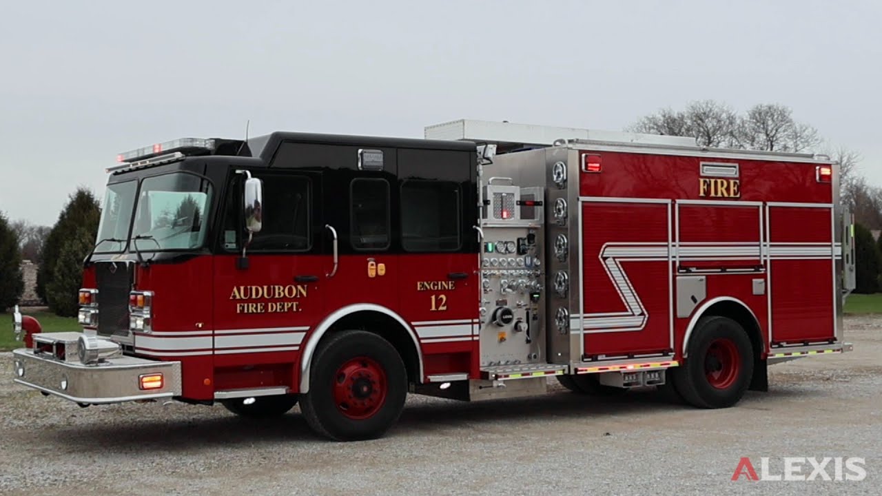AUDUBON FIRE DEPARTMENT - ALEXIS SIDE CONTROL 1500GPM PUMPER #2583 - AUDUBON, MINNESOTA