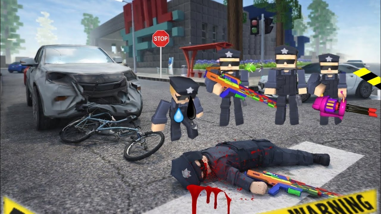 HUGE ROAD CRASH 🚨 POLICE CYCLE HIT BY CAR 🚗 AT MARKET IN SCHOOL PARTY CRAFT | DOCTOR CHAOS