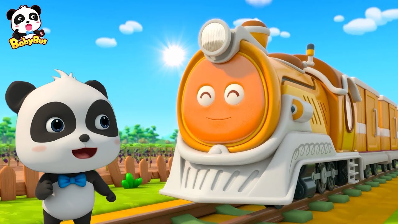 Поезд песня | Детские стишки | Детские песни | BabyBus