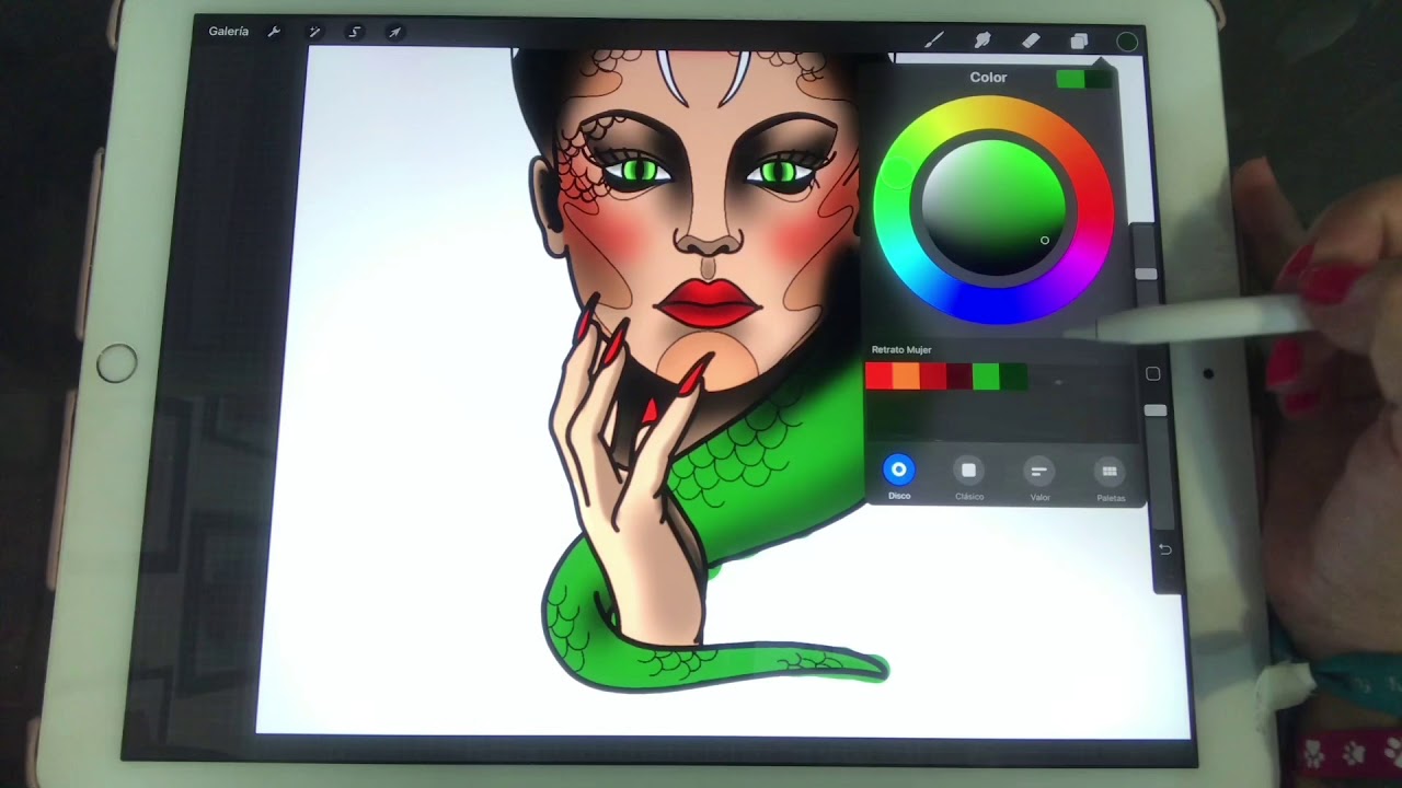 Como diseñar en Procreate